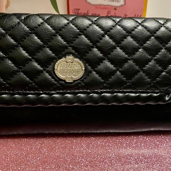 “ Armani Exchange “ Black Wallet - Picture 4 of 13